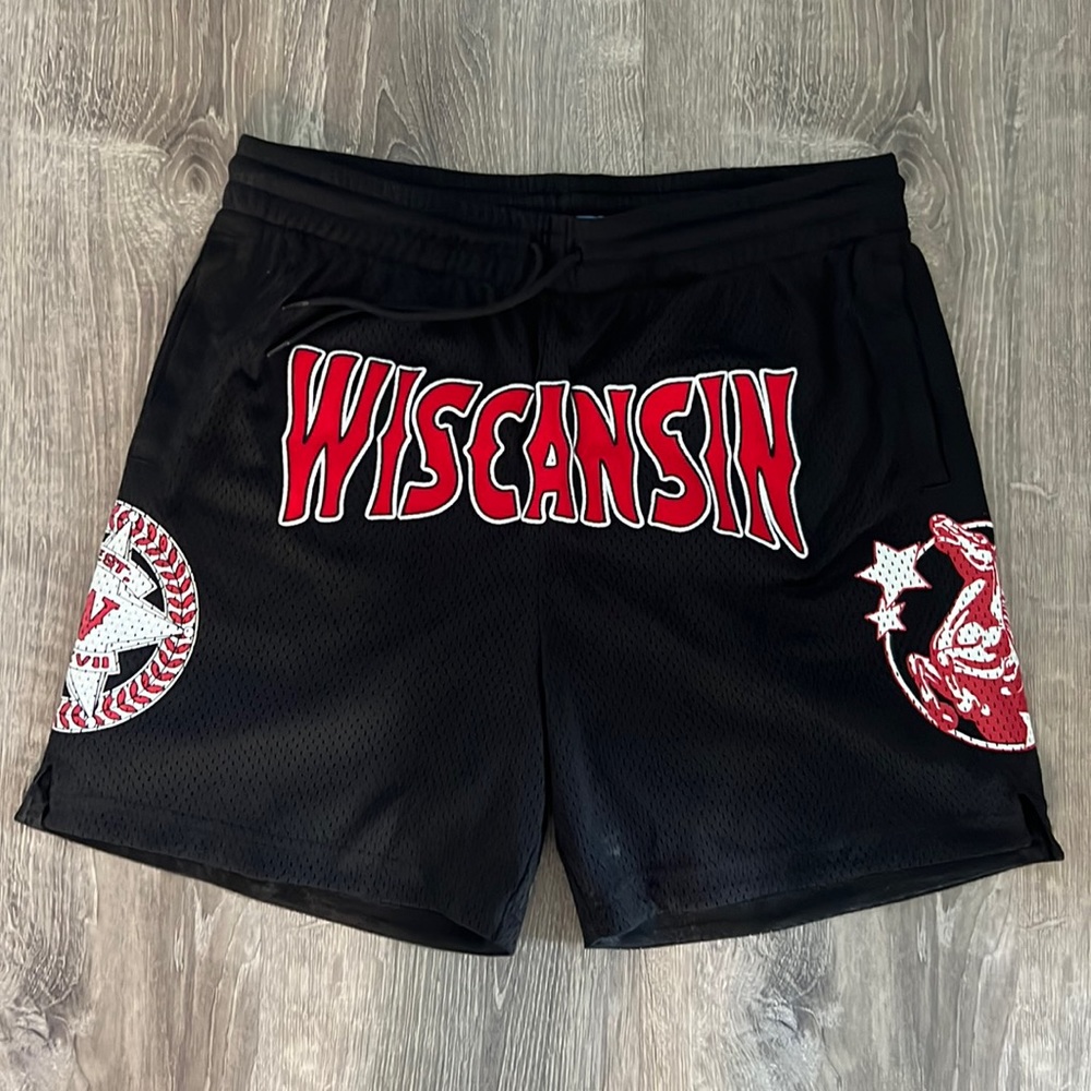 Wiscansin athletic shorts